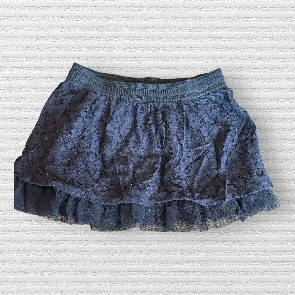 Navy Uniform Skirts Lot 4/5 School Ruffle